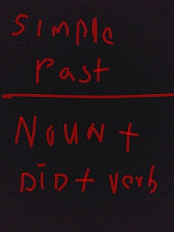 In this tense we have used 'did'- both singular and plural nouns and we have used  past form of verb.