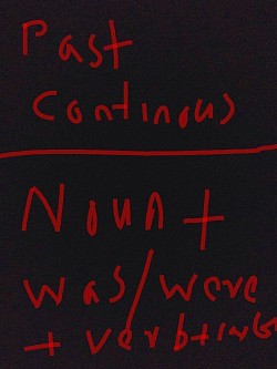 In this ,we  have used present  ing form of verb.