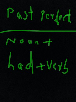 In this tense we have used 'had'both singular and plural nouns and we have used past participle form of verb.